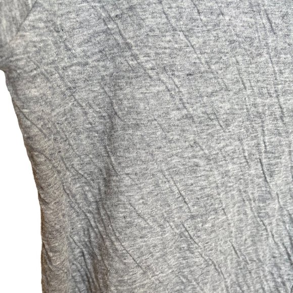 Josh Podoll Grey Crinkle Button Neck Hoodie, XL - Picture 5 of 8